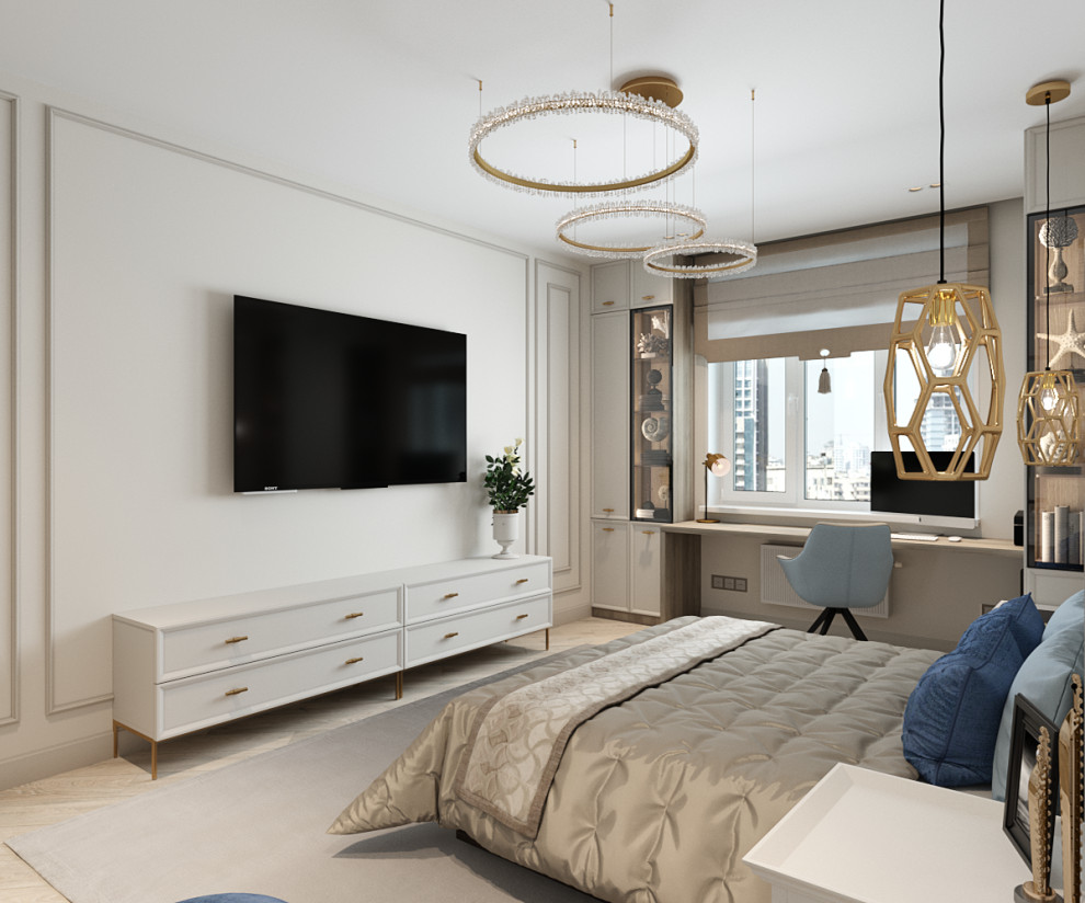 Трехкомнатная квартира в современном классическом стиле