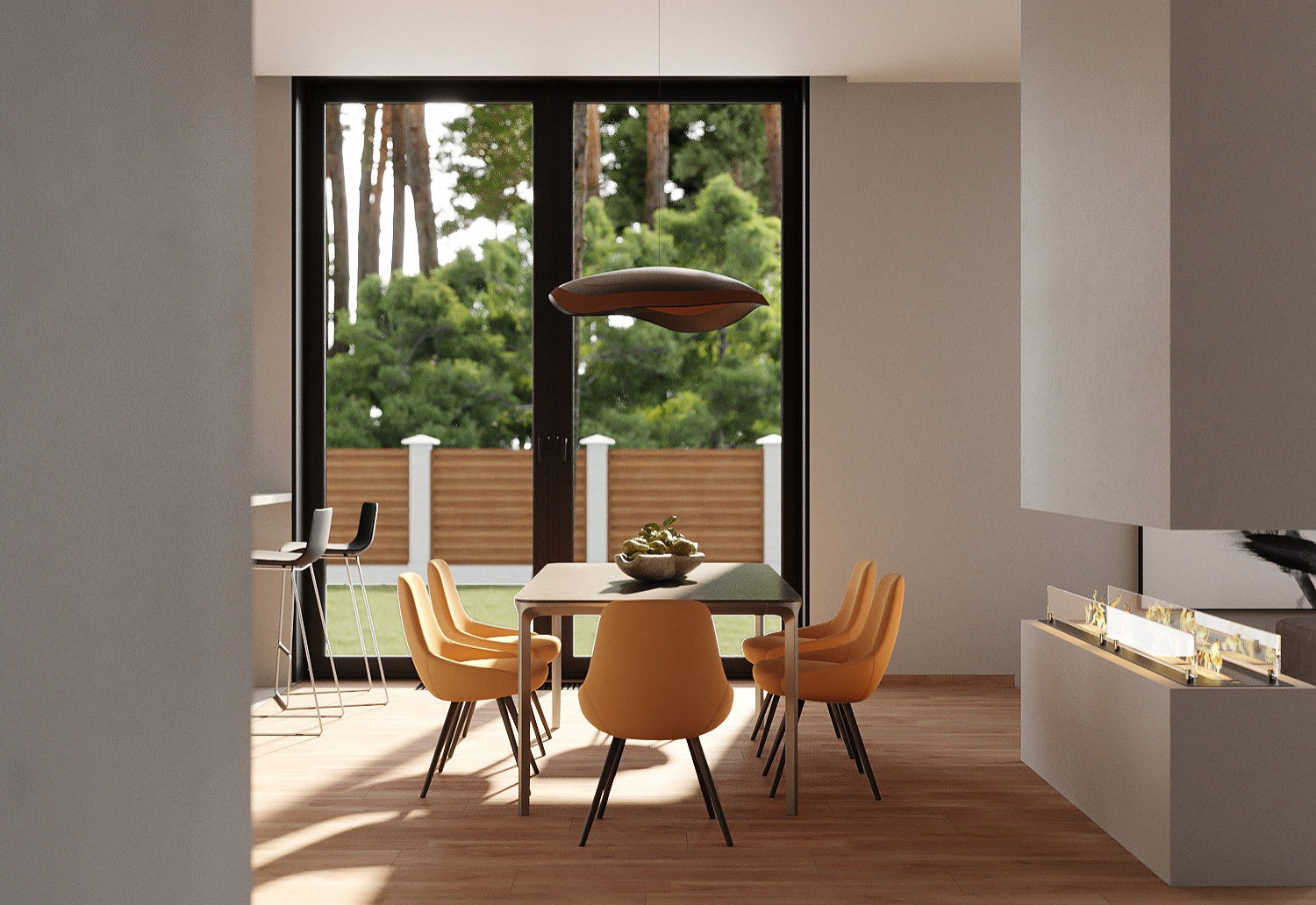 Дизайн интерьера и экстерьера, 3D визуализация. Частный дом в Ленинградской обла