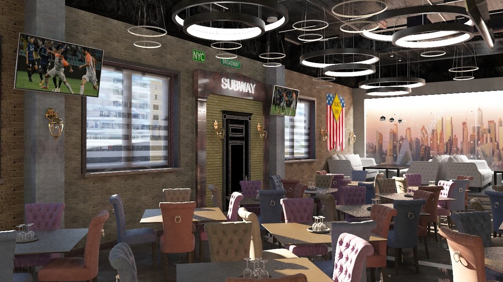 Обложка проекта: Дизайн караоке бара MANHATTAN в Белово