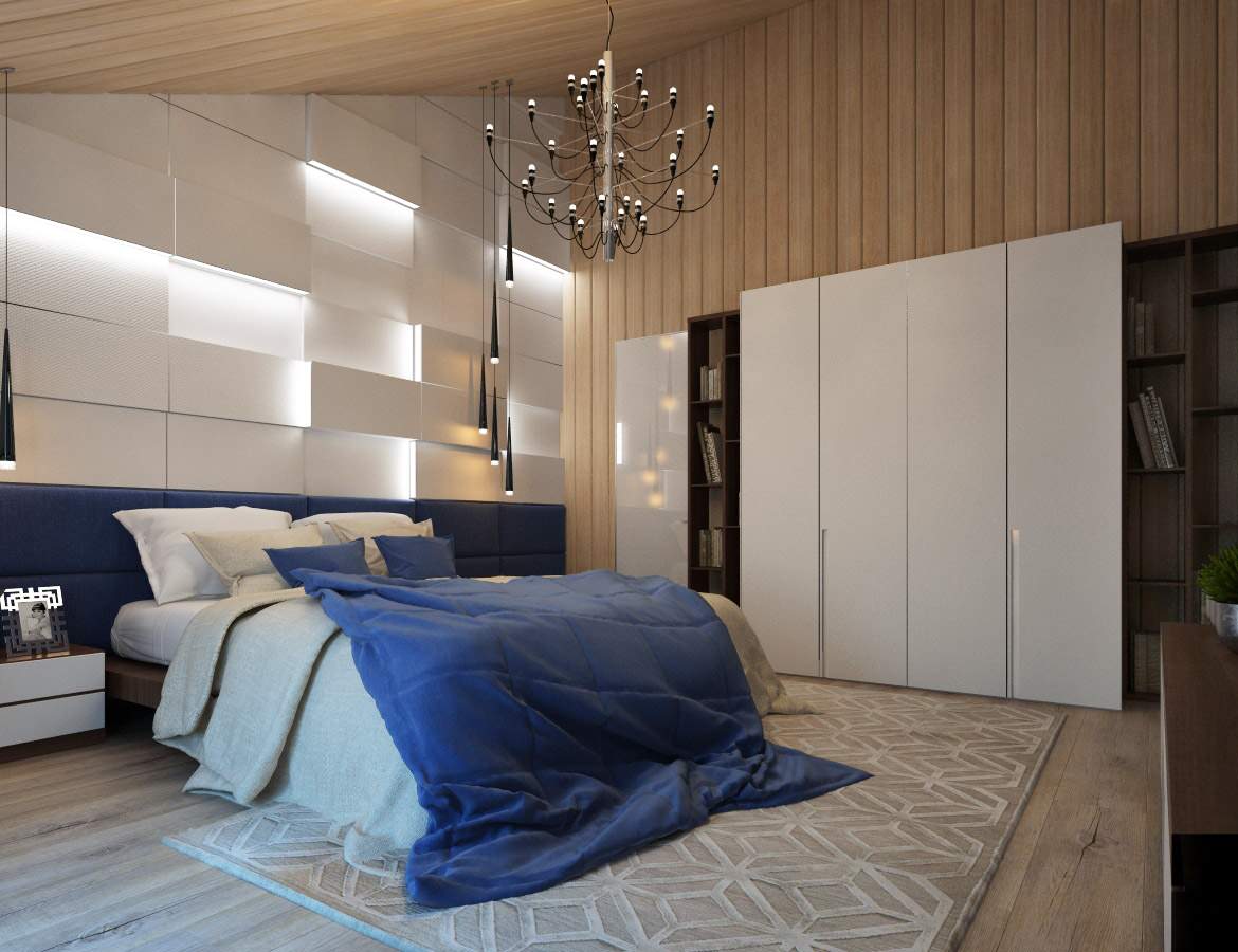 Дизайн коттеджа 347 м.кв. в коттеджном поселке Новая Опалиха