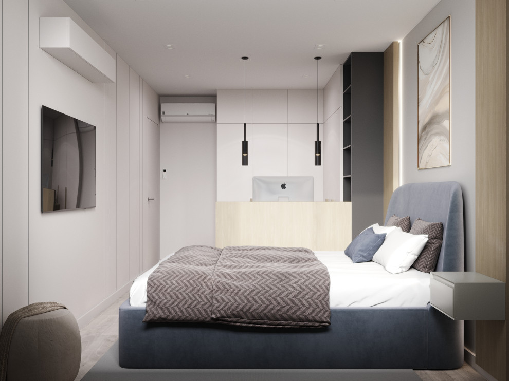 Проект 1-комн.квартиры в ЖК Авиатор, г.Санкт-Петербург, 2021г.