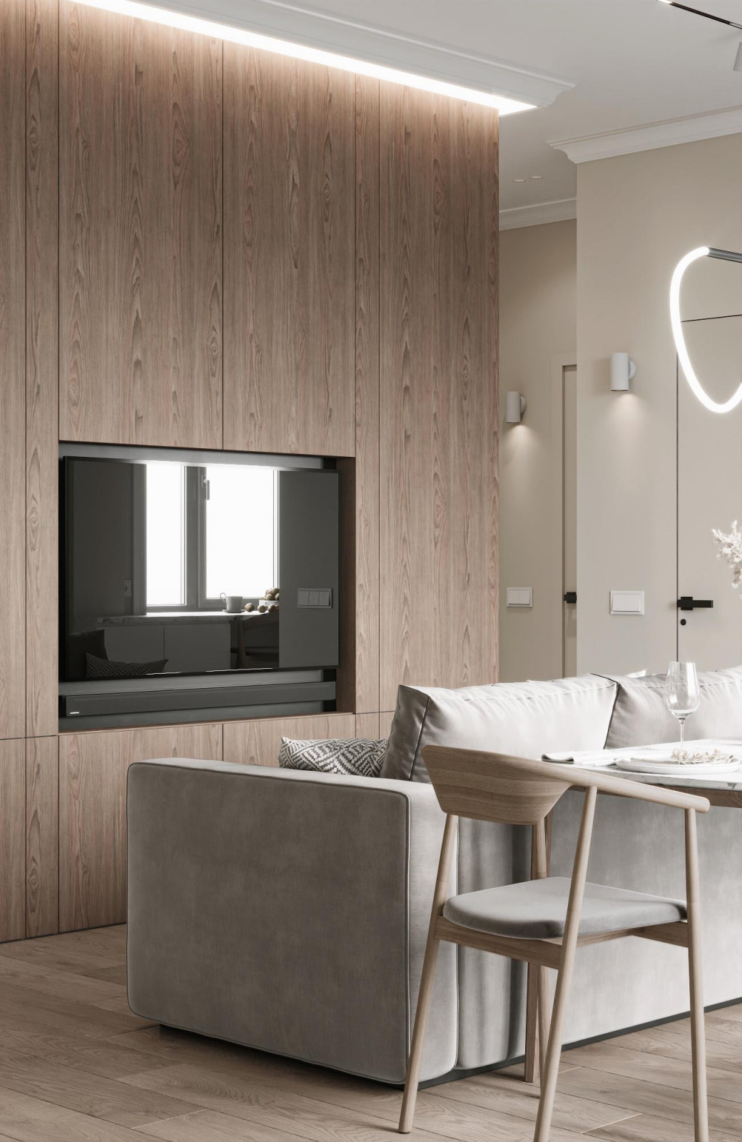 Дизайн проект квартиры в сталинском доме