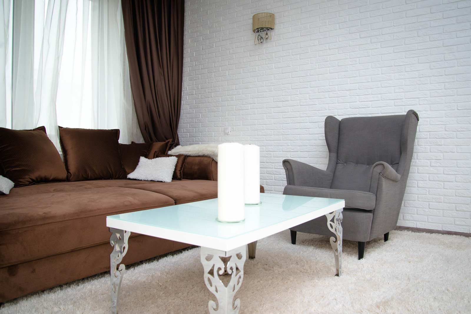 Реализованный проект двухкомнатной квартиры для бизнес леди.