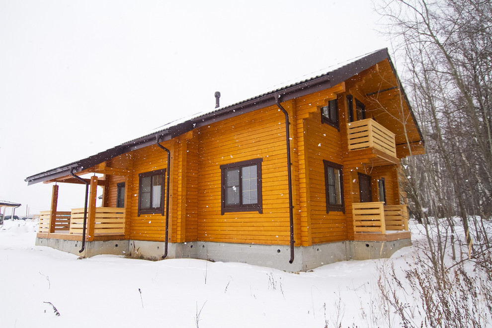 Деревянный дом из клееного бруса 237 метров (СП-237 GOOD WOOD)