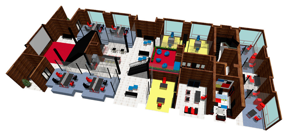 Обложка проекта: Проект офисного пространства анимационной студии "FABULA"