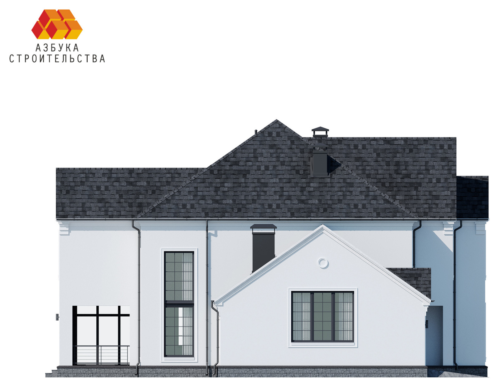 Проект дома с гаражом