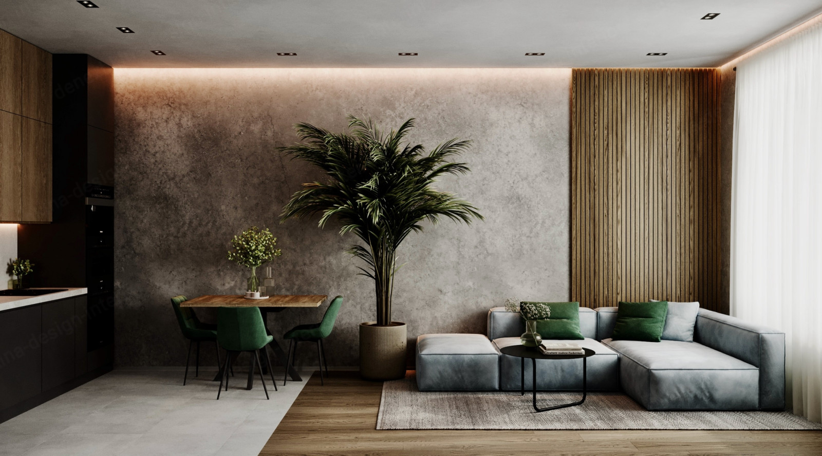 Дизайн проект 3 комнатной квартиры - ЖК Западный порт