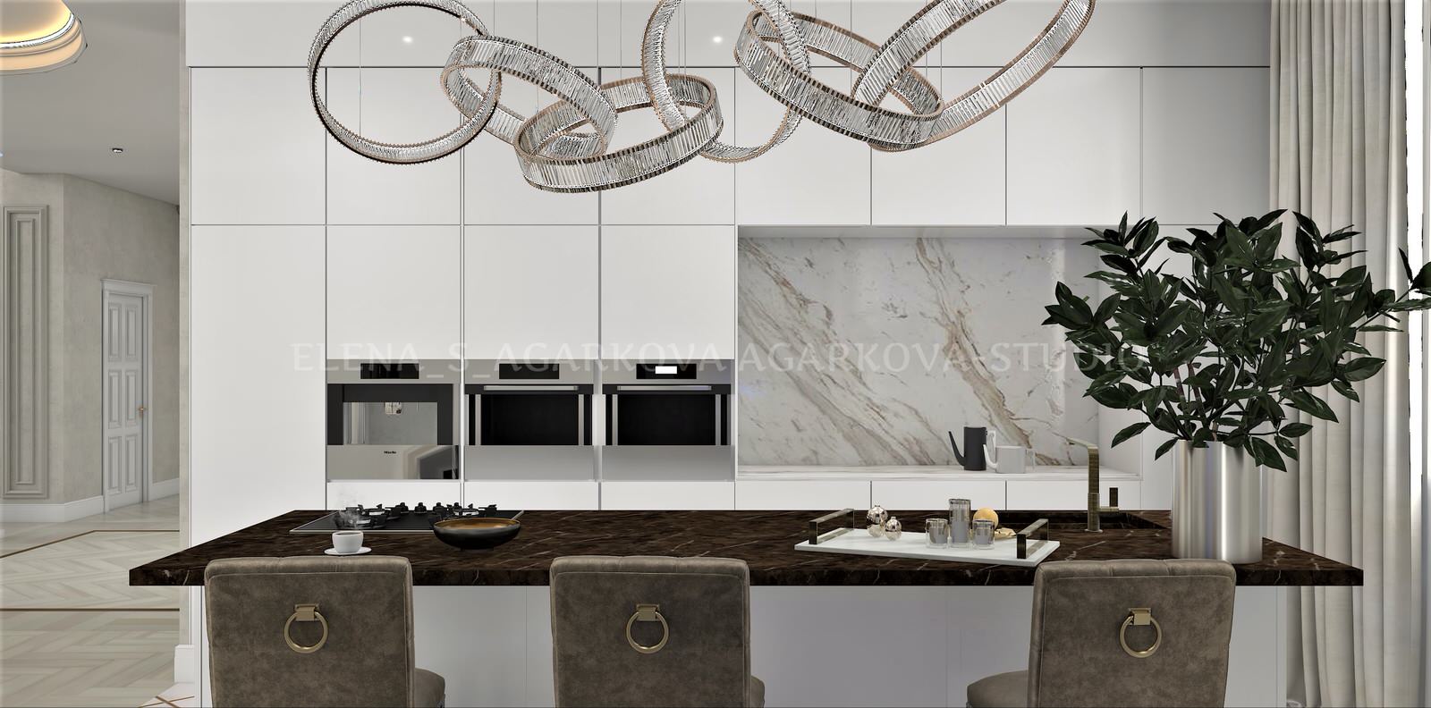 Дом в нюдовых тонах