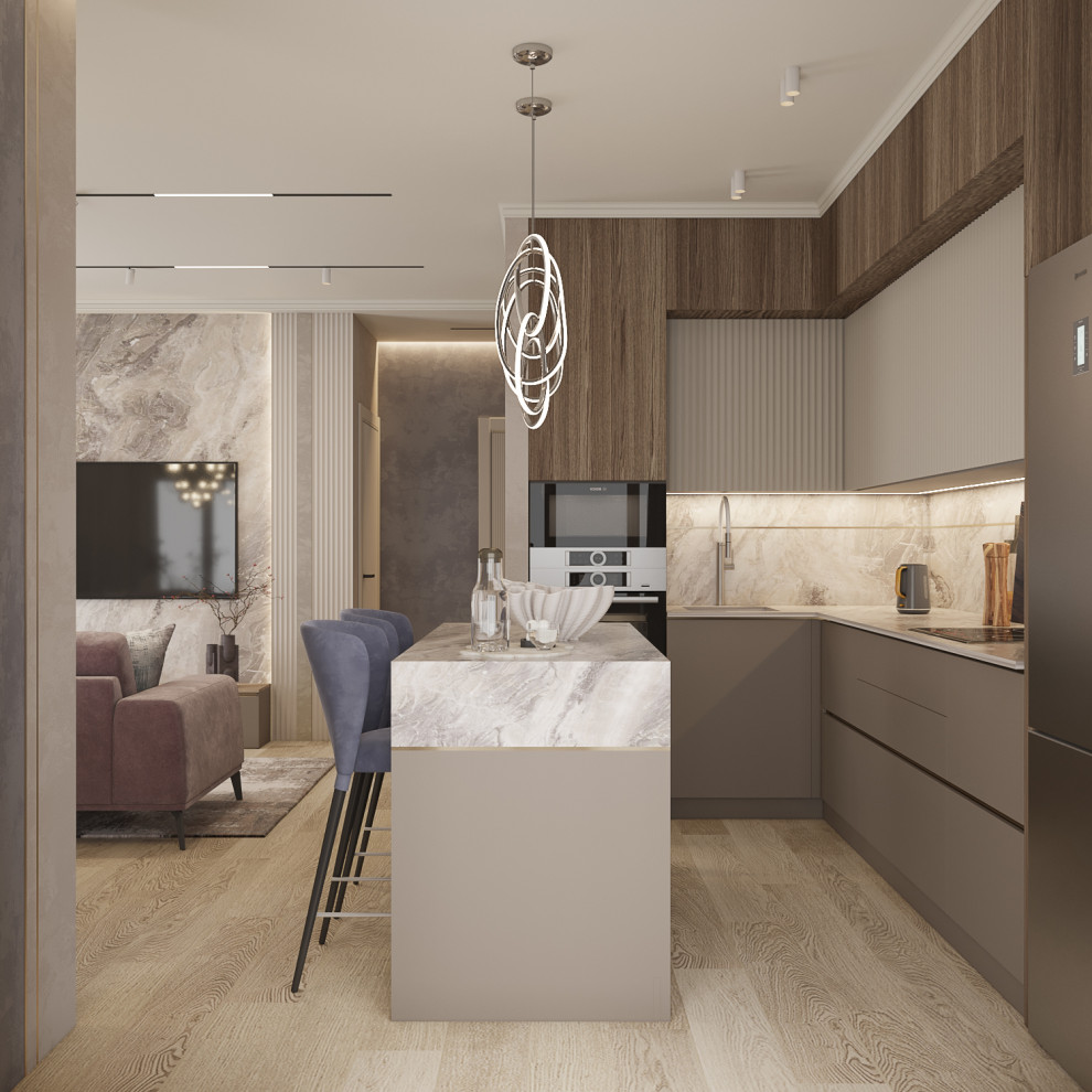 Дизайн квартиры в г. Новосибирск, ЖК Державина 50.