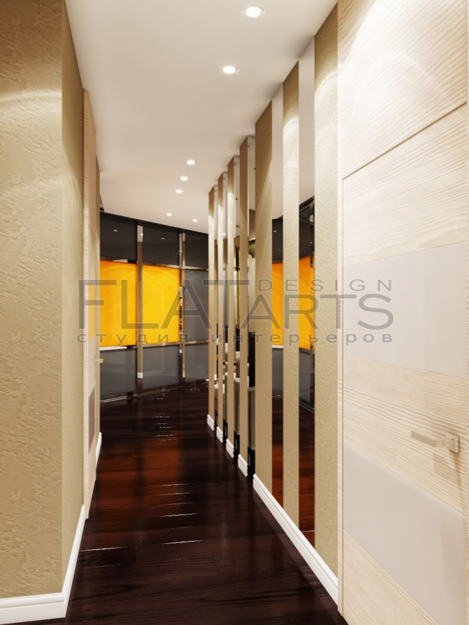 Дизайн 3-ной квартиры в современном, с элементами эко-стиля