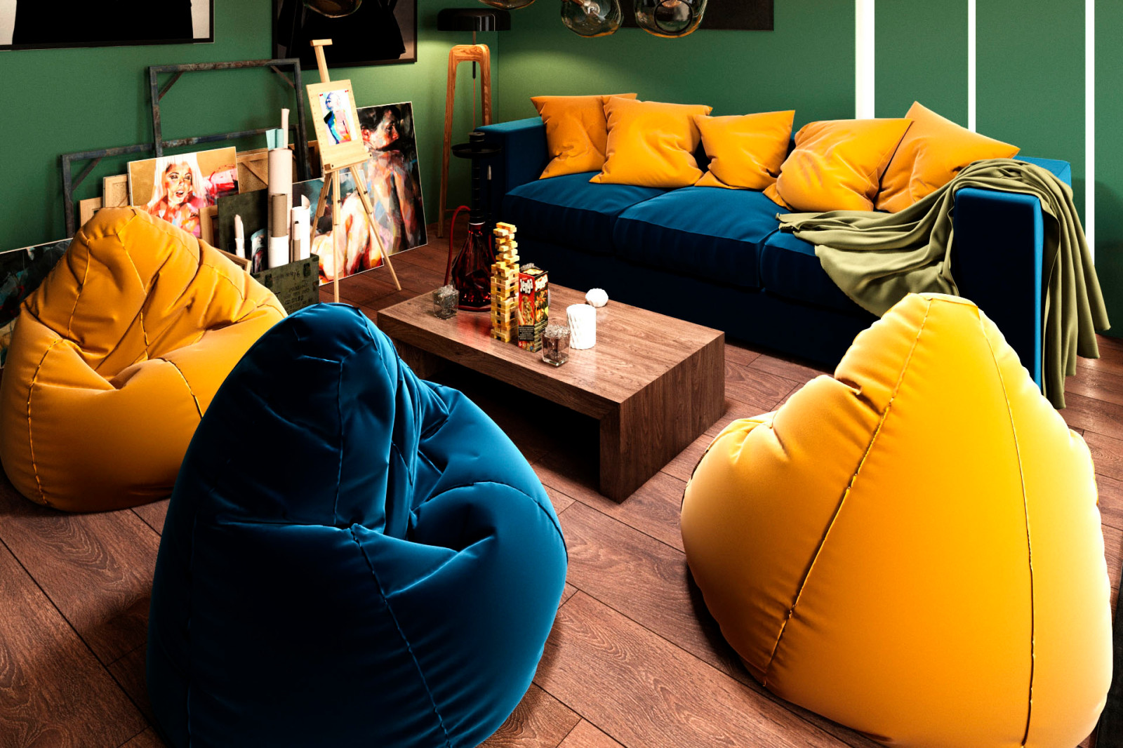 Обложка проекта: Спальня с гостевой зоной в ЖК Острова