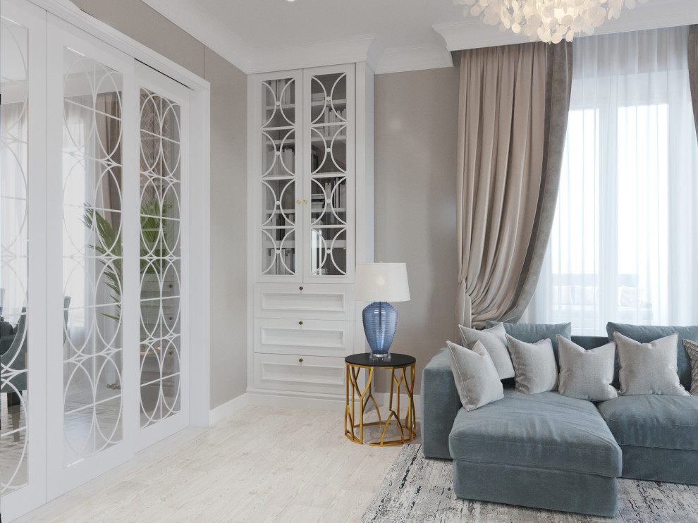 Обложка проекта: Визуализация гостиной