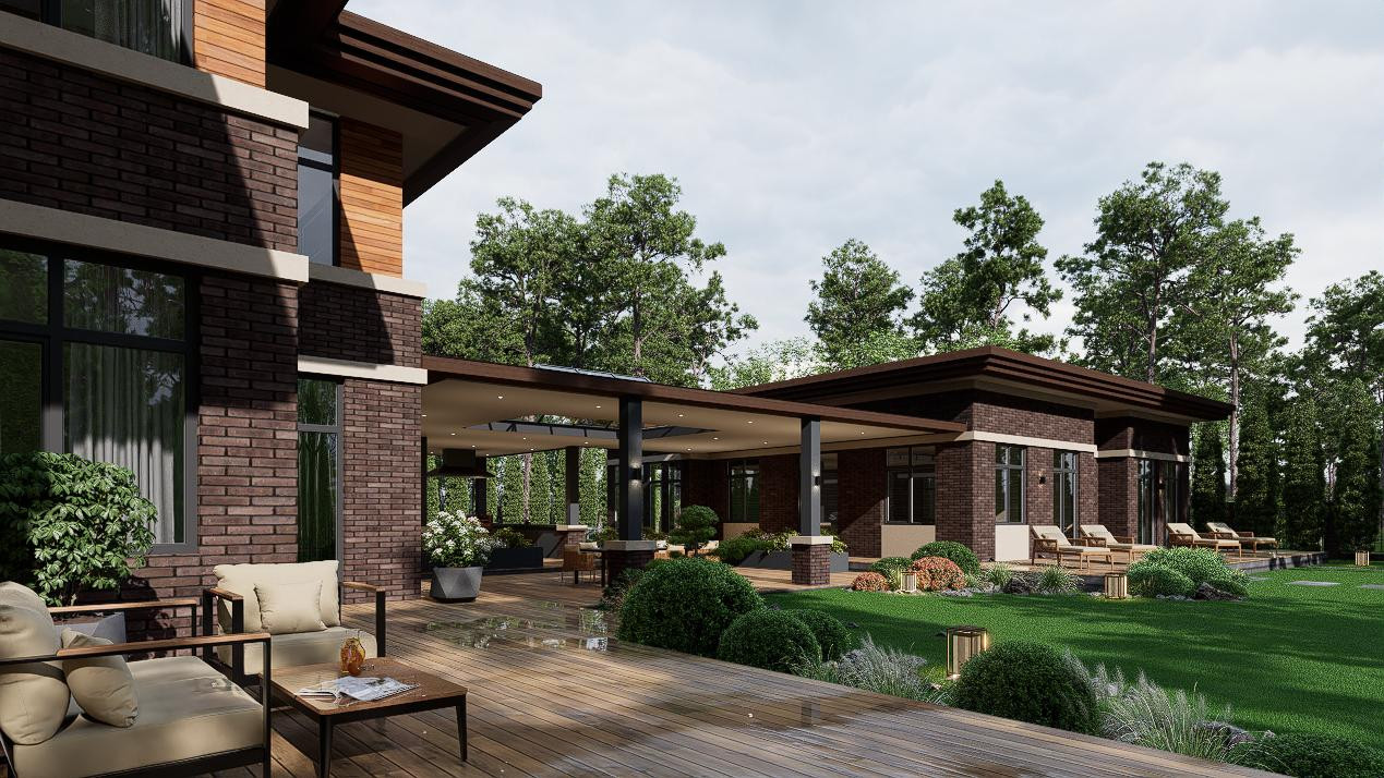 Вилла на берегу залива