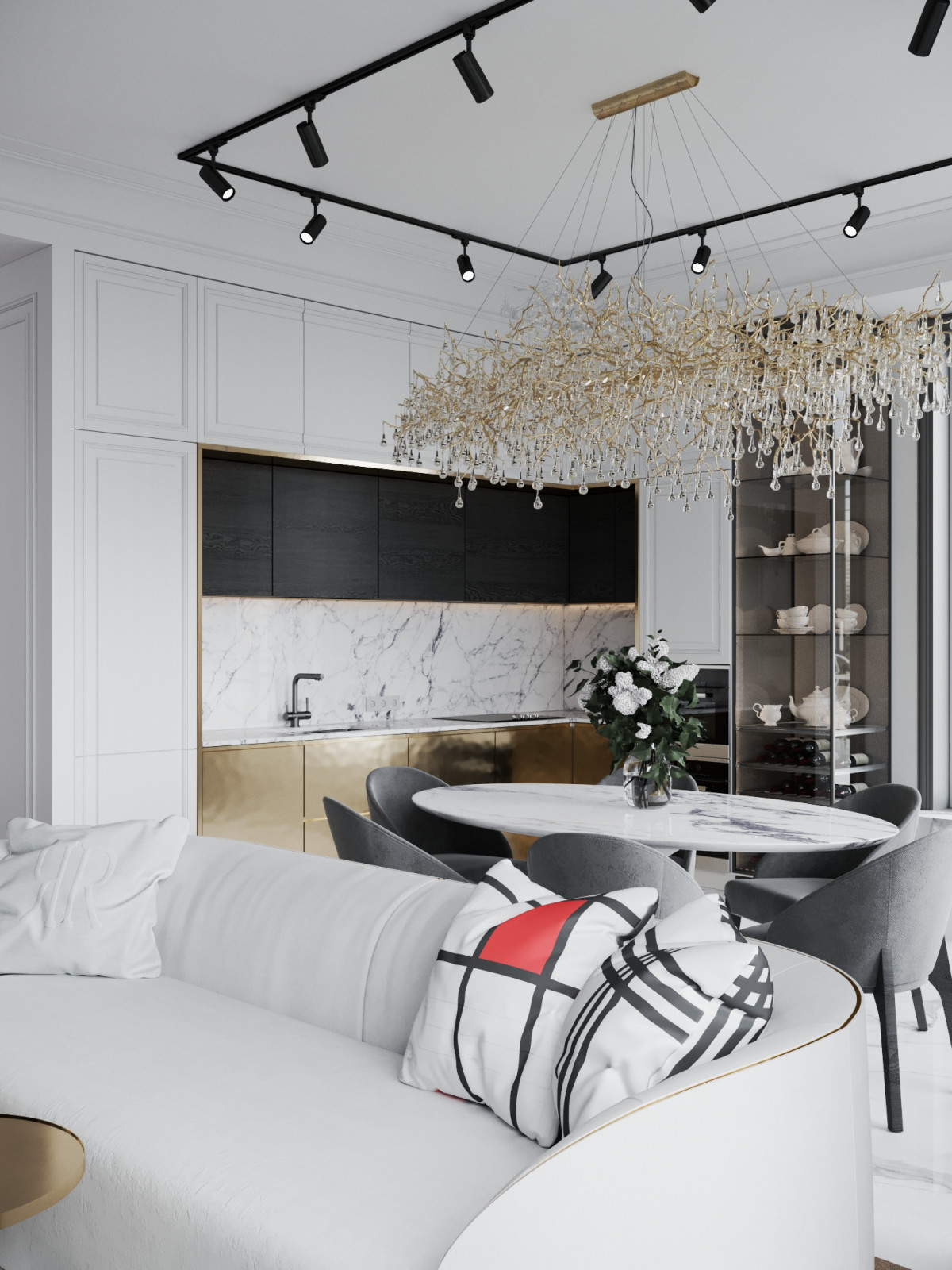 Кухня и обеденная зона