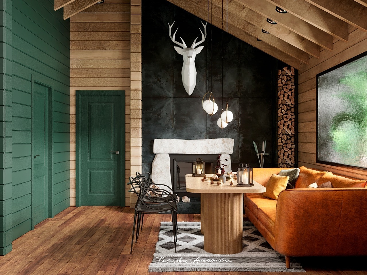 Проект SPA-комплекса в загородном доме г. Новосибирск