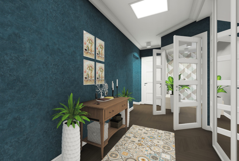 Прихожая в американско-скандинавском стиле (ленпроект, Сургут)