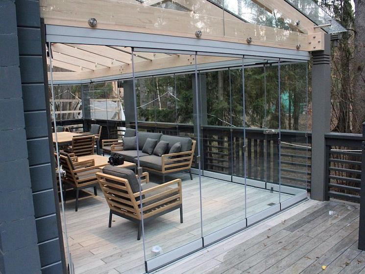 Терраса из бруса