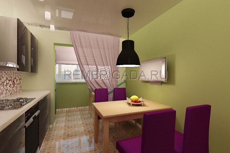 Дизайн проект квартиры 85 м2