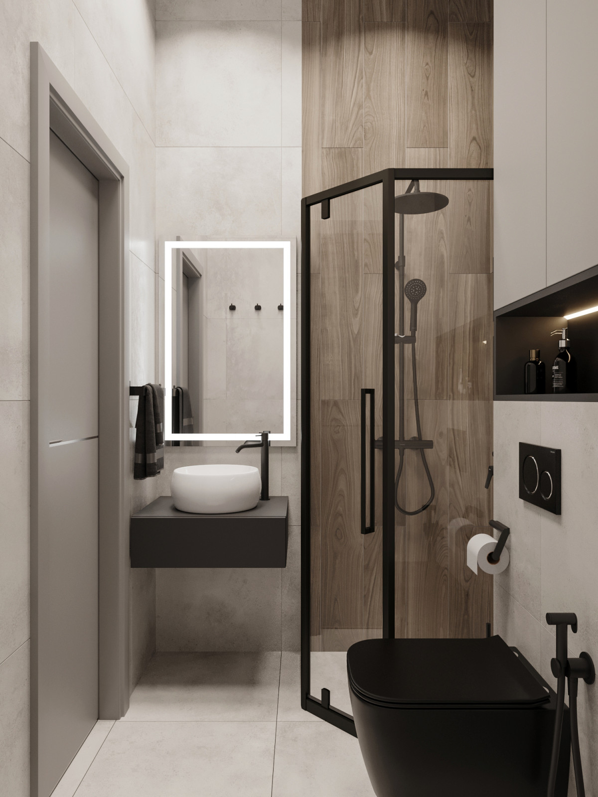 Светлая квартира для семьи из двух человек