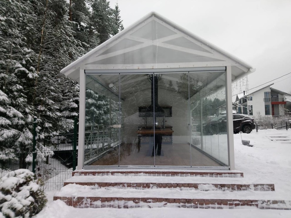 Обложка проекта: Остекление летней кухни, пос. Сярьги