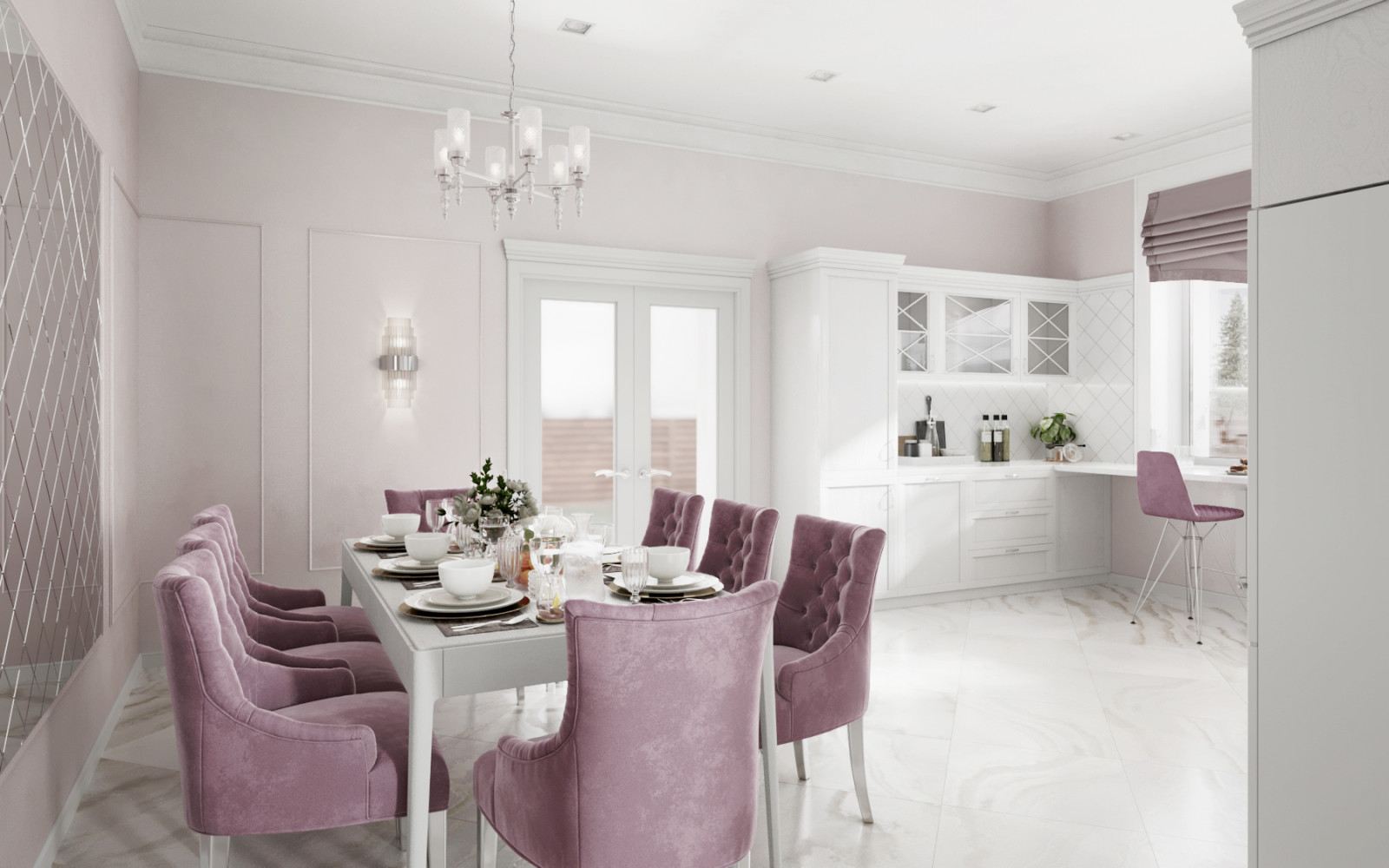 Современный интерьер в коттедже, Нижегородская область