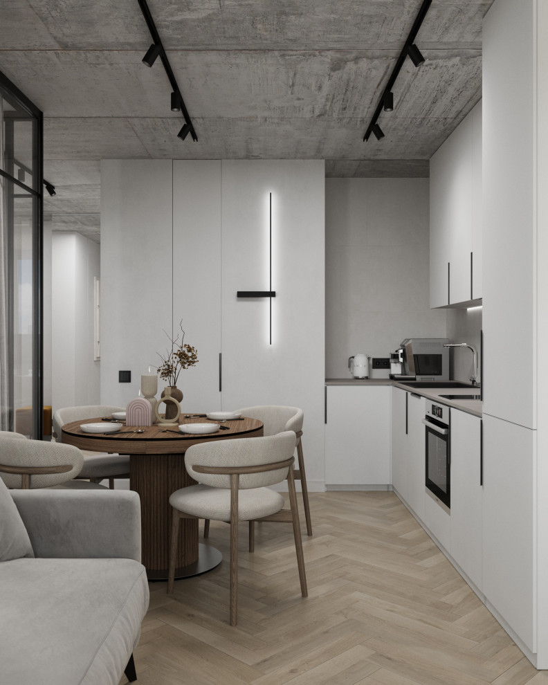 Кухня-гостиная в ЖК Западный Луч