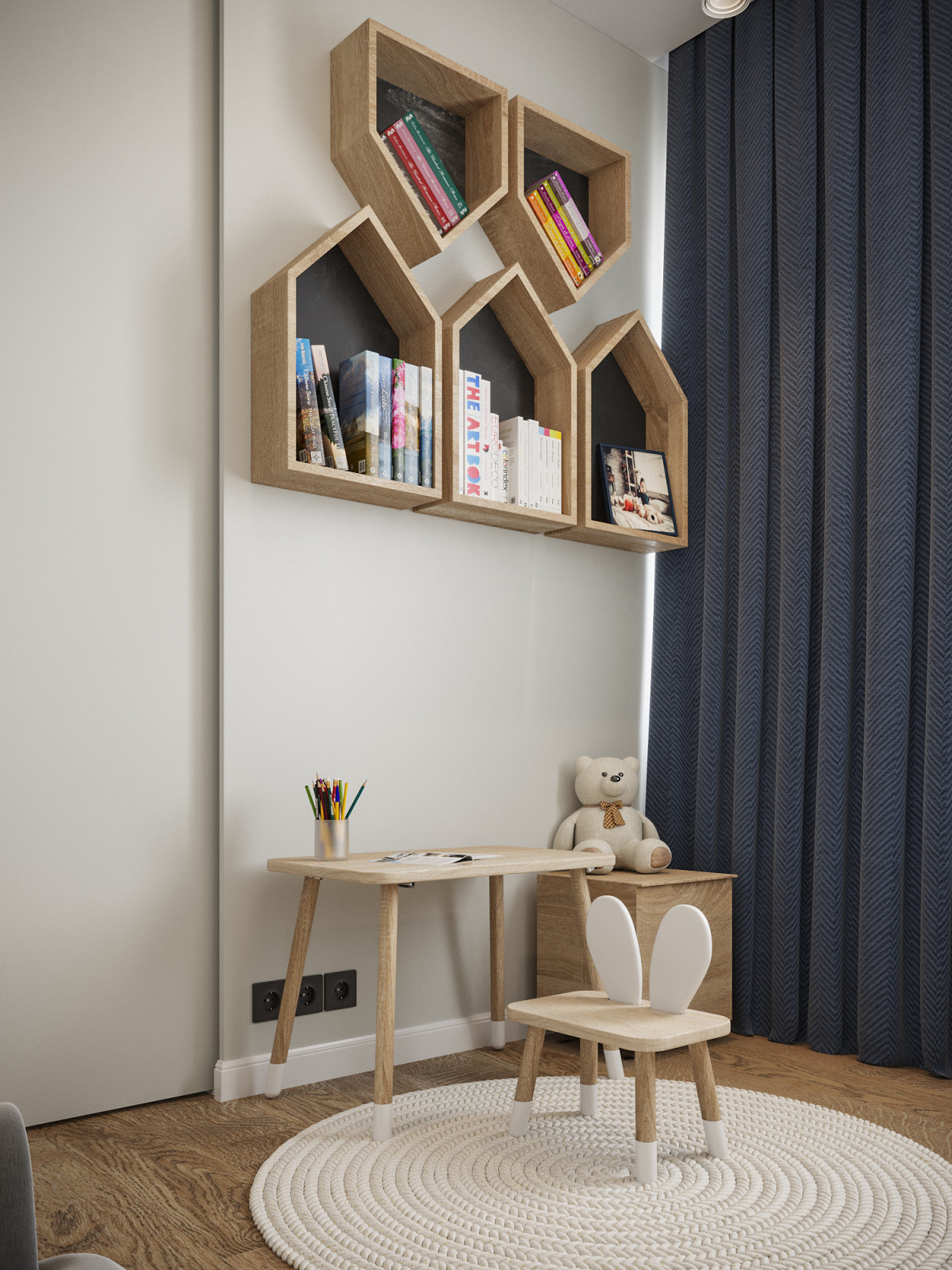 Двухкомнатная квартира 55 м.кв.