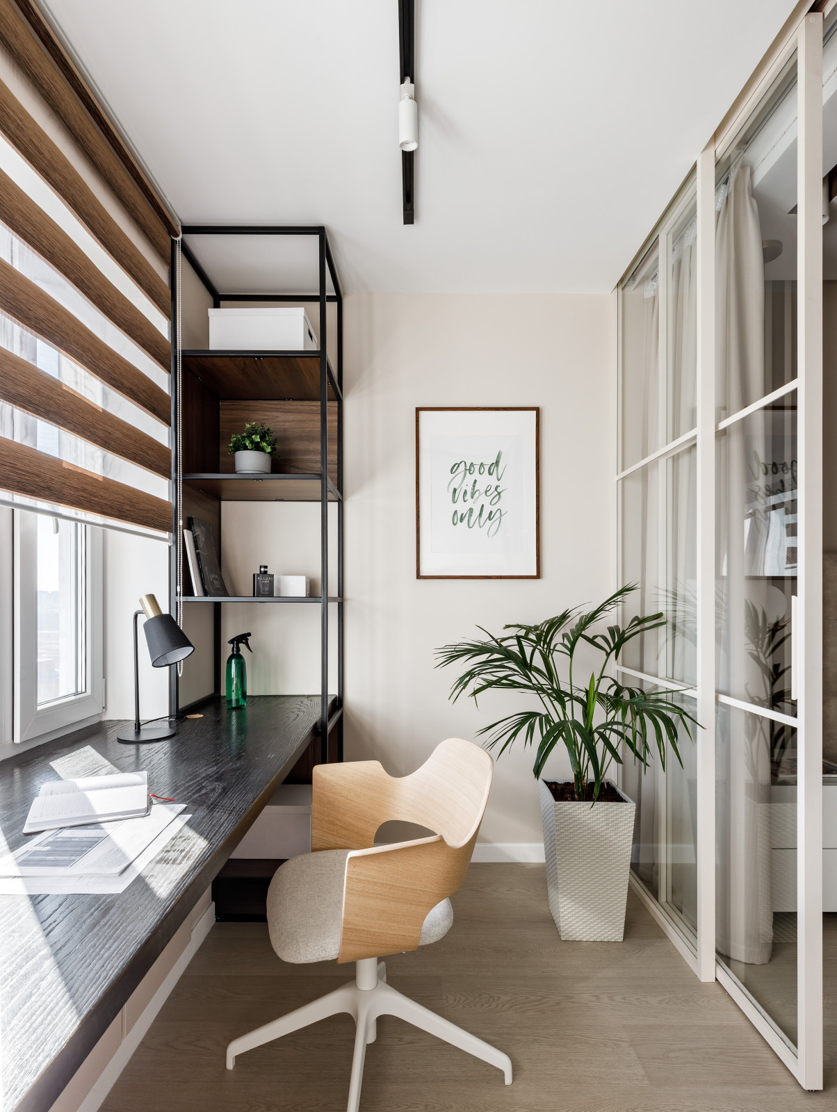 Кабинет в спальне в проекте Свежий воздух