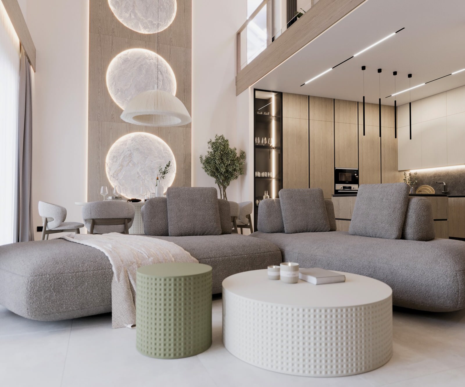 Проект загородного дома, современный стиль