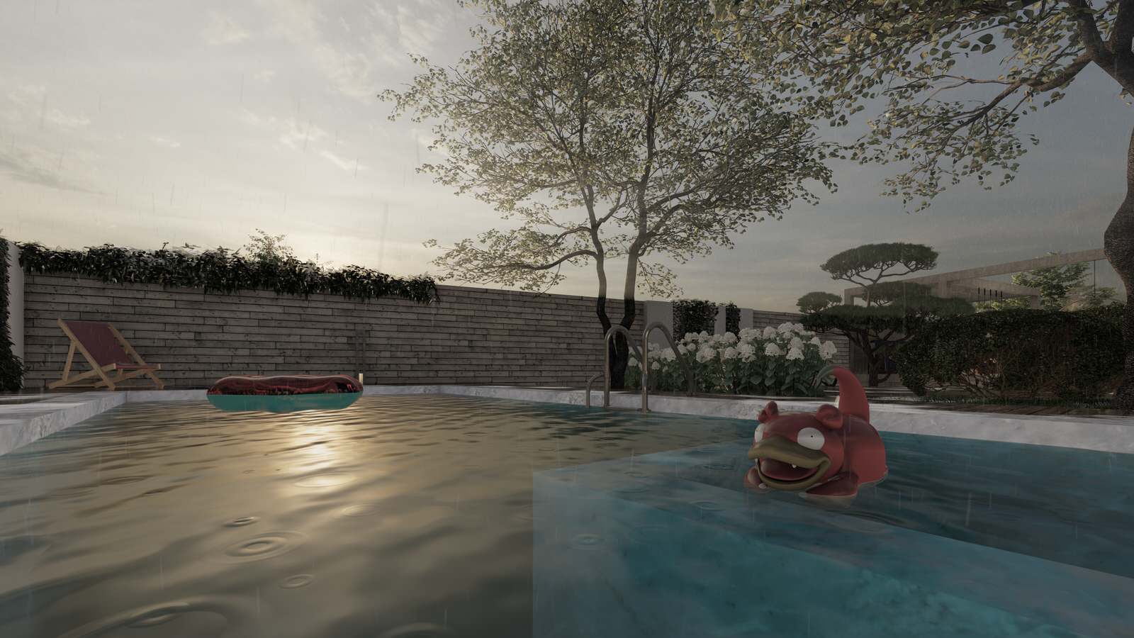 Сад в стиле минимализм