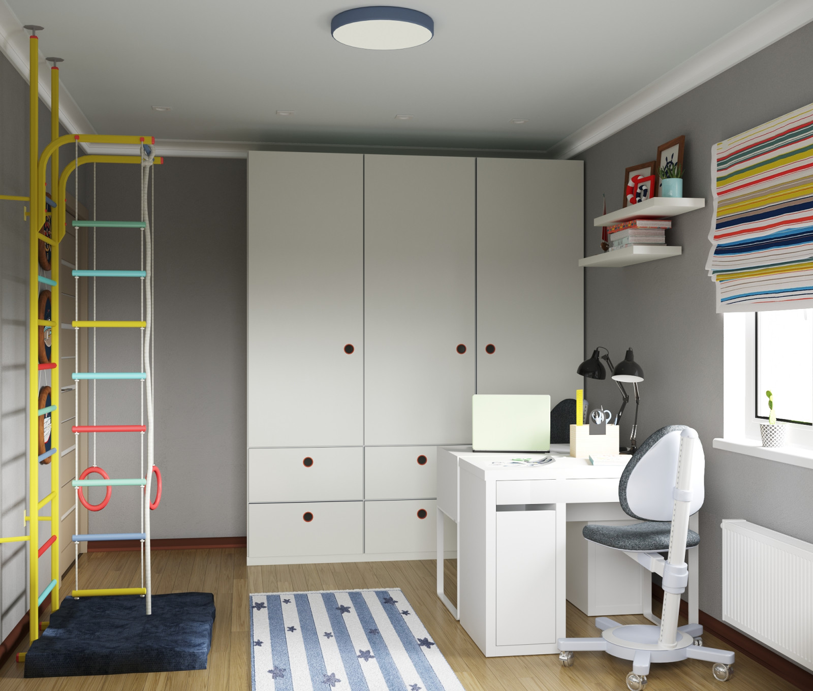 Небольшая квартира для семьи с 2-мя детьми