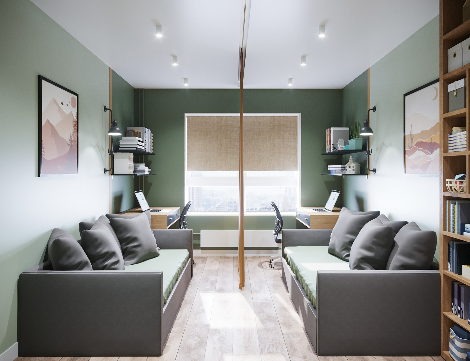 Квартира с цветом