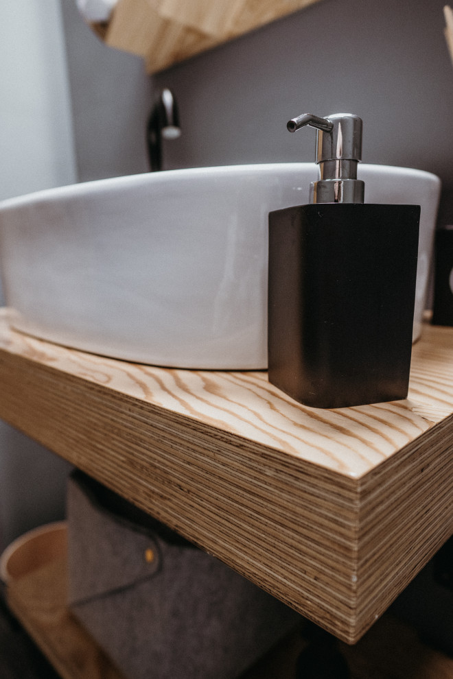 Подвесная раковина в сан. узел