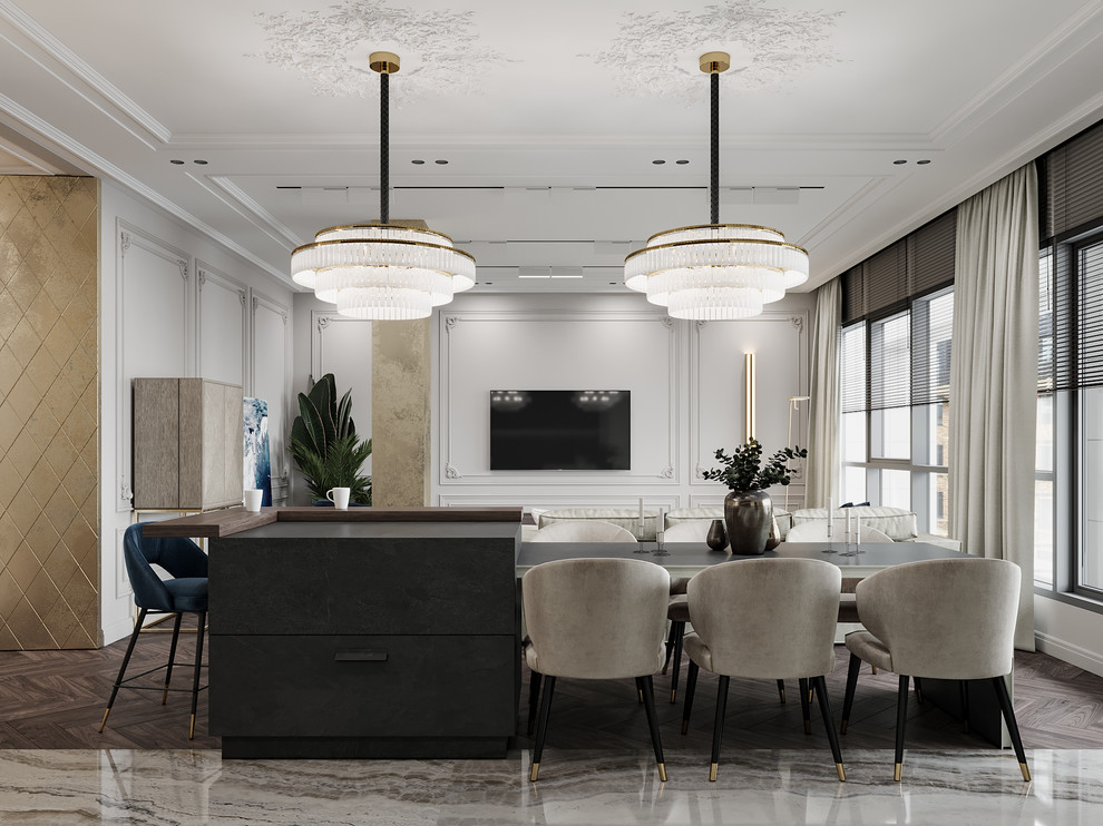 Дизайн трёхкомнатной квартиры в ЖК "Дом на Грота" | Санкт-Петербург | Россия |