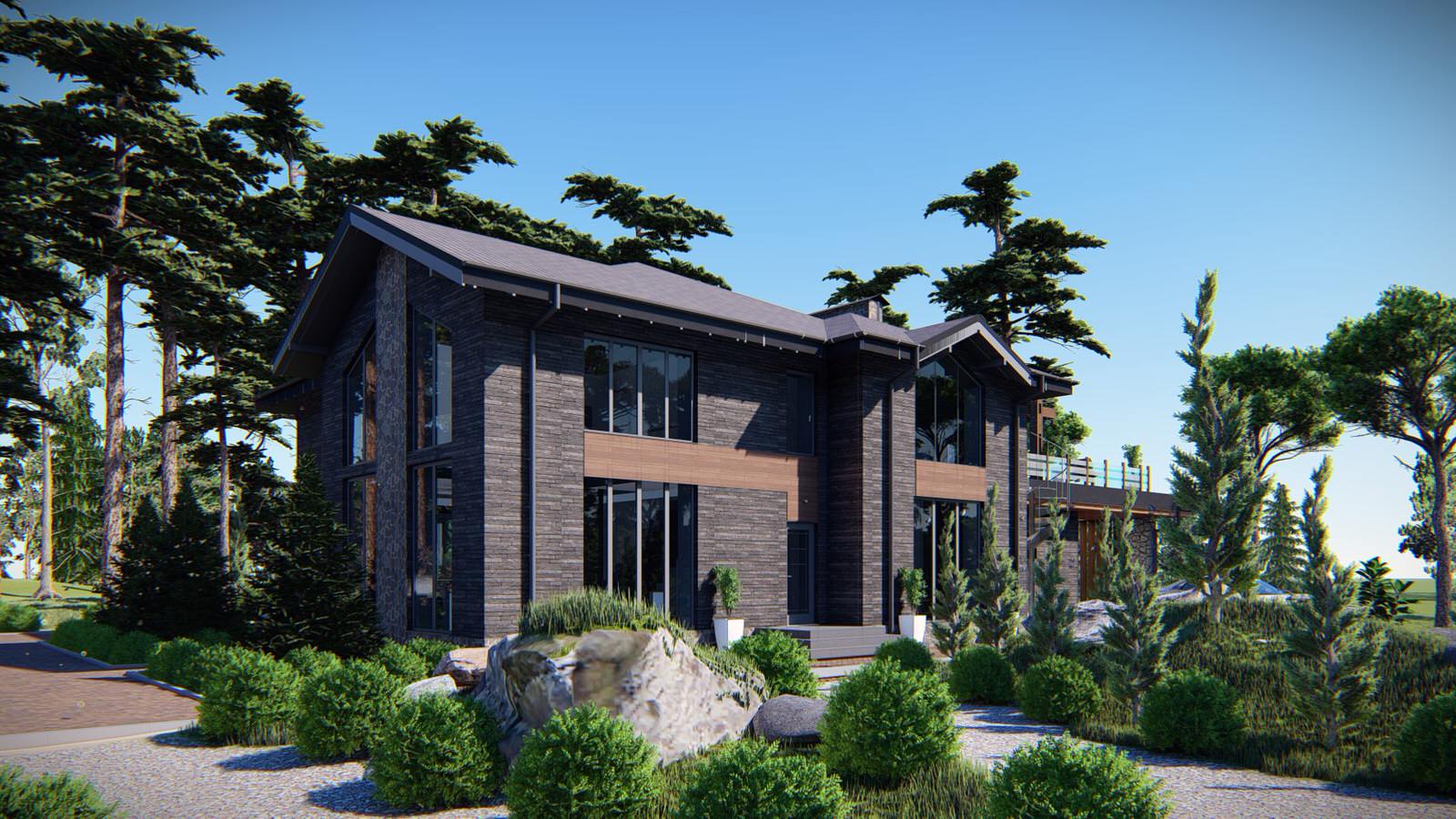 жилой дом в "Сосновом Бору"