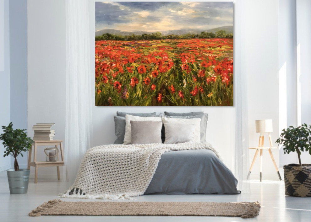 Спальня - Дизайн интерьера - Картины художницы Дианы Маливани (2)