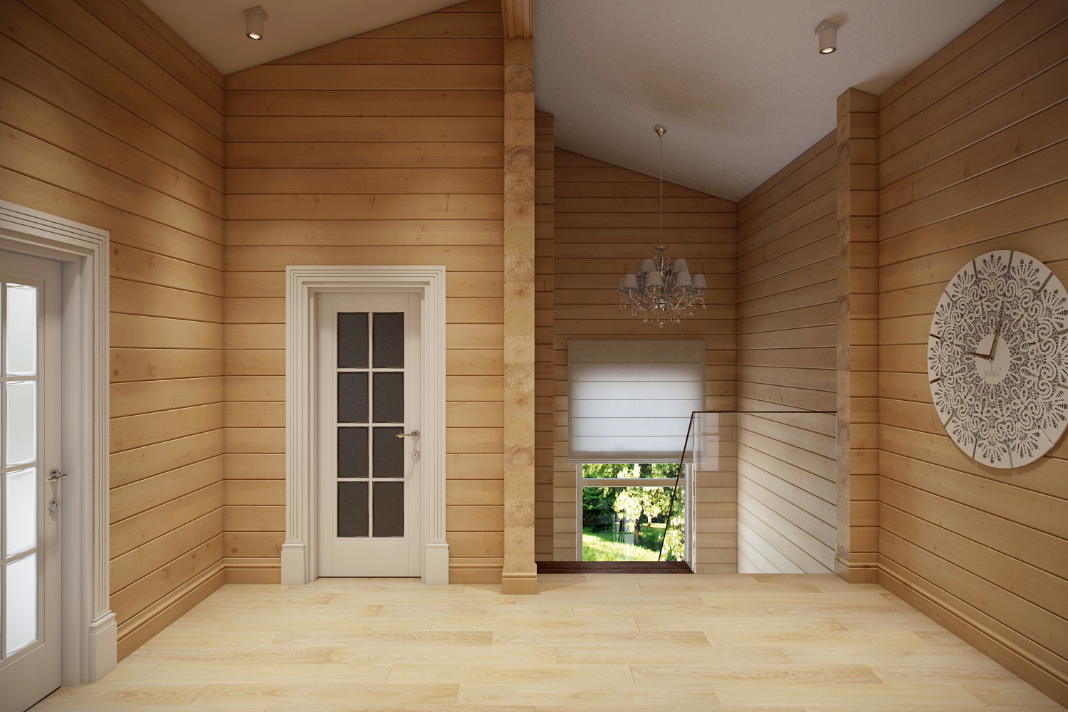 Коттедж из бруса в Москве