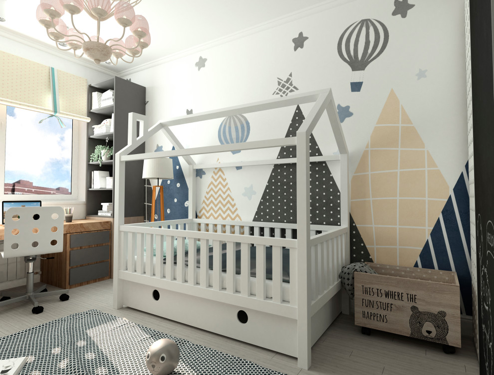 Трёхкомнатная квартира для молодой семьи с ребёнком.3 варианта.