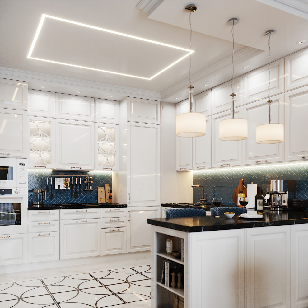 Выдержанный интерьер в неоклассическом стиле