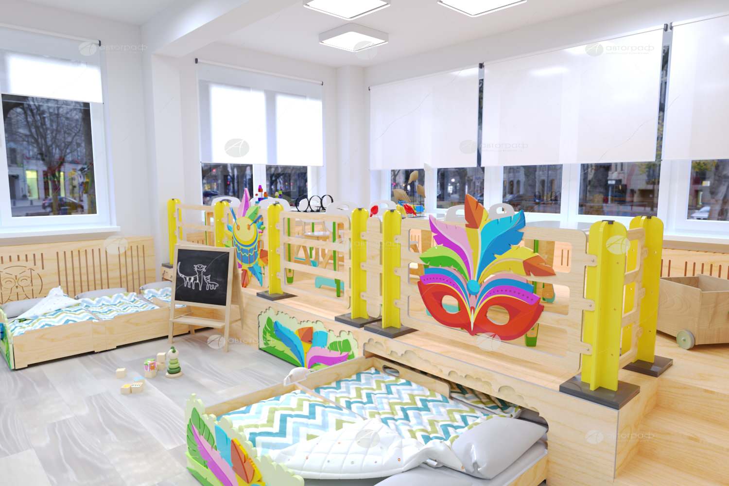 Дизайн-проект детского сада группы "Бразилия"