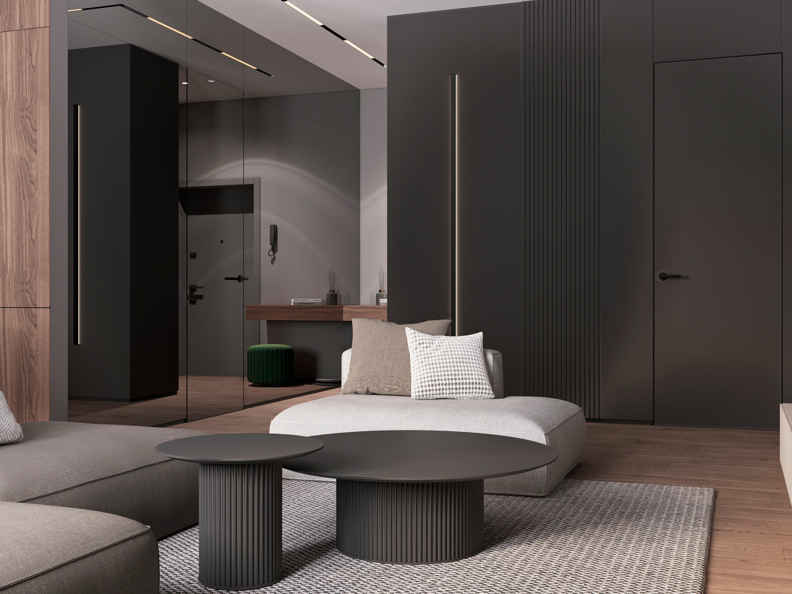 Дизайн-проект квартиры в ЖК «Фонвизинский» 83 кв.м