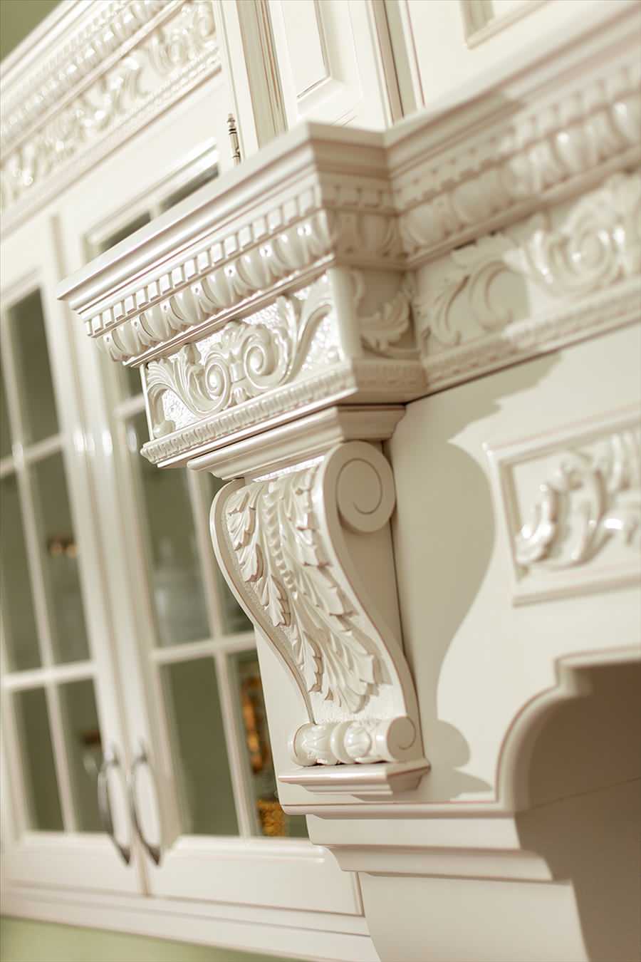 Классическая белая кухня