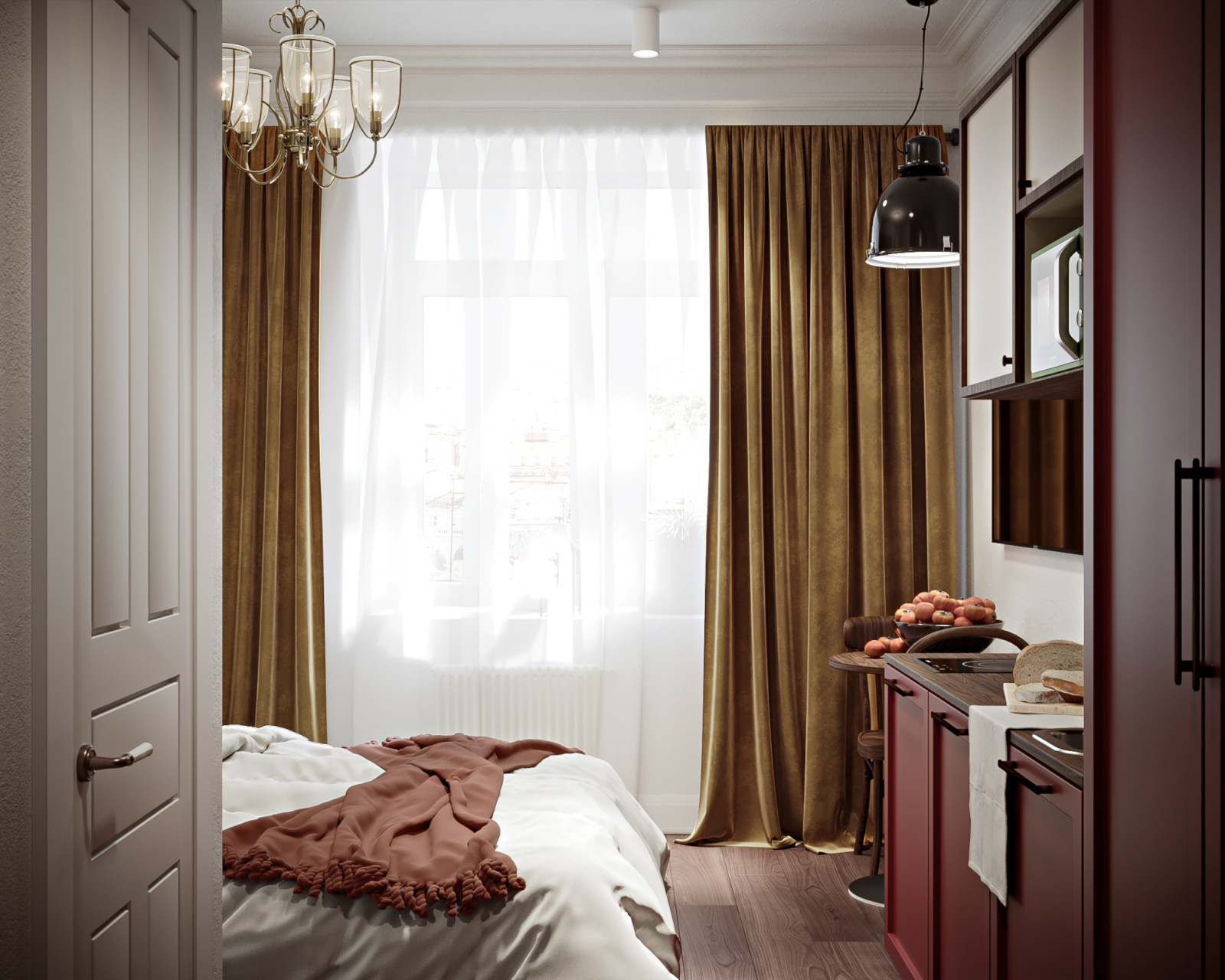 Дизайн апартов в Малой Посадской