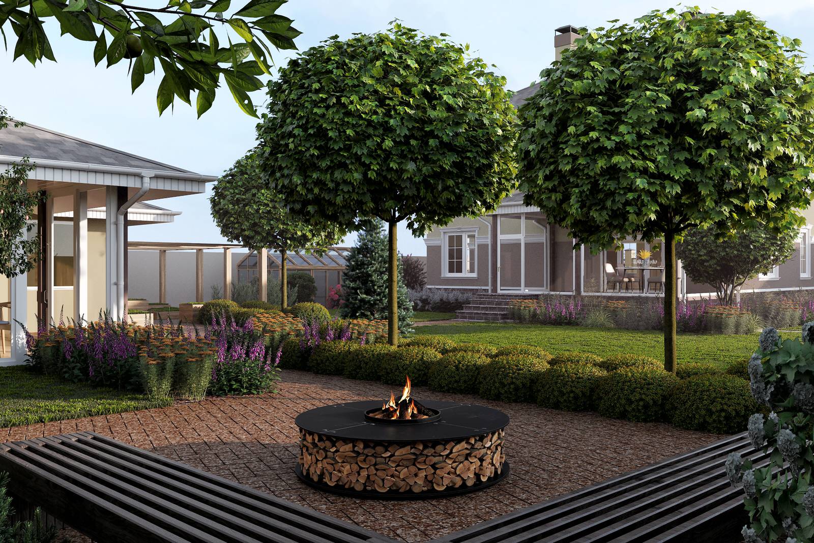 Сад "Шелковый путь" в КП Чистопрудный.