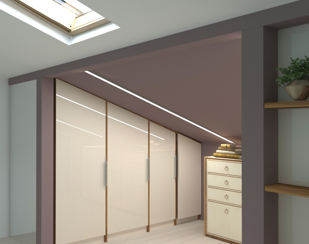 Спальня в мансарде