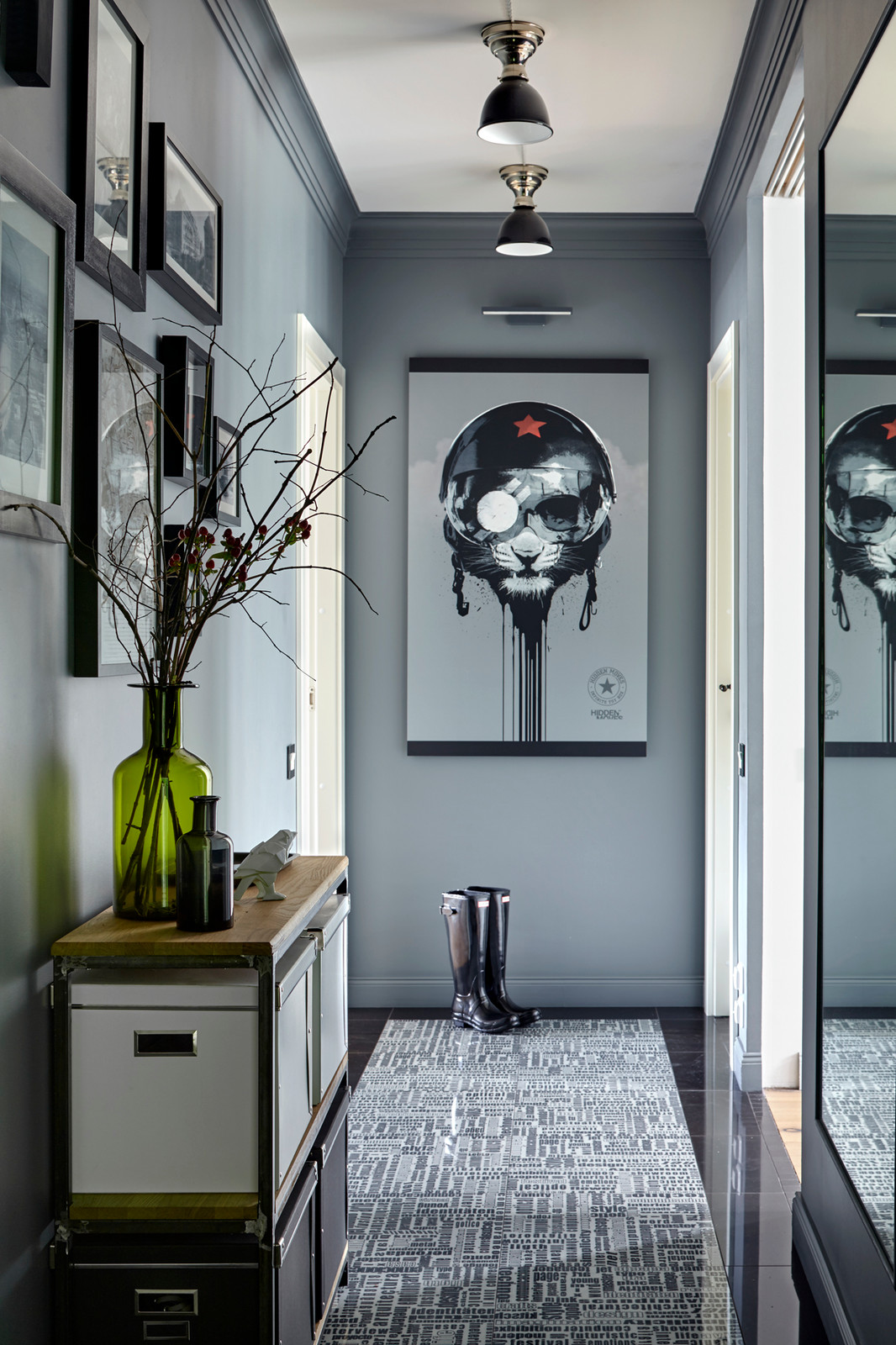 Квартира в серых тонах / gray apartment