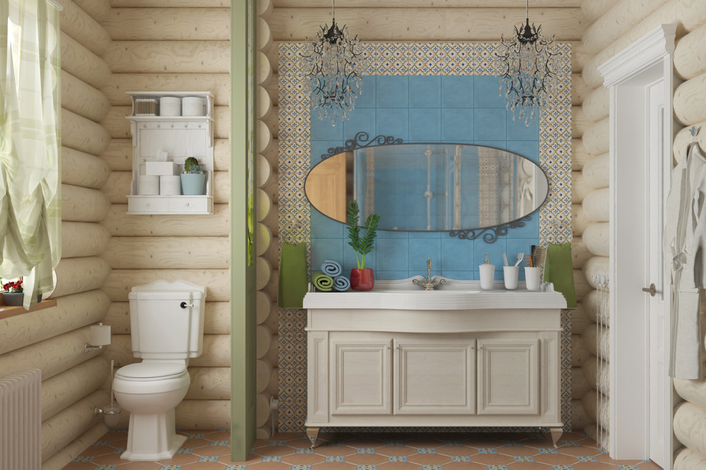 Обложка проекта: Уютный интерьер загородного дома в стиле Прованс.