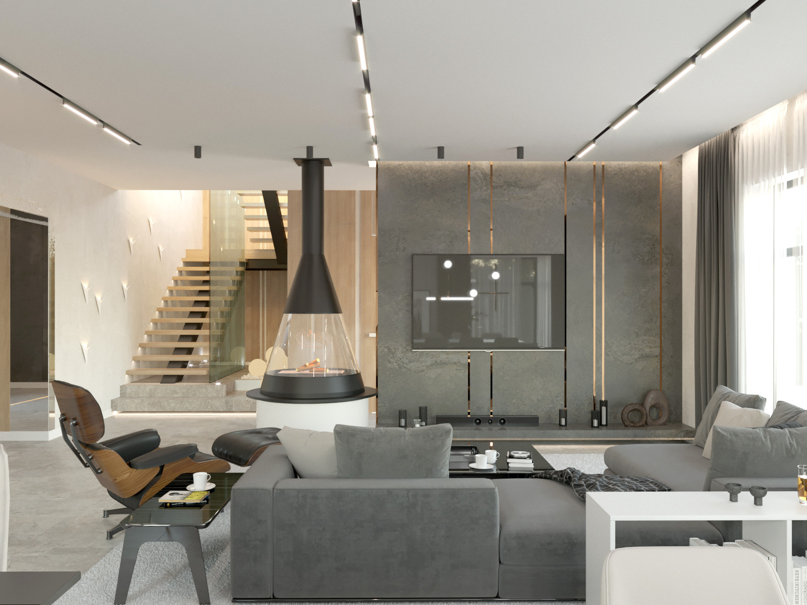 Лесной остров.Гостиная