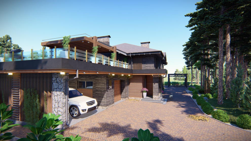 Обложка проекта: жилой дом в "Сосновом Бору"