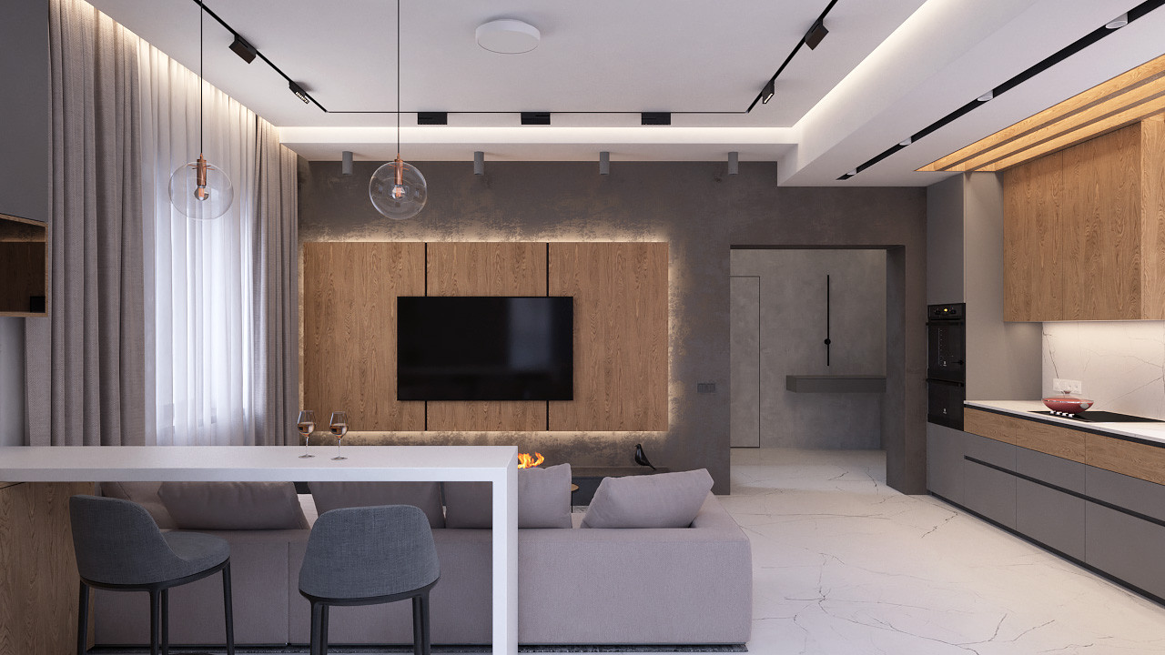 Дизайн проект дома, 88 кв. м, г. Самара, п. Кириллинский